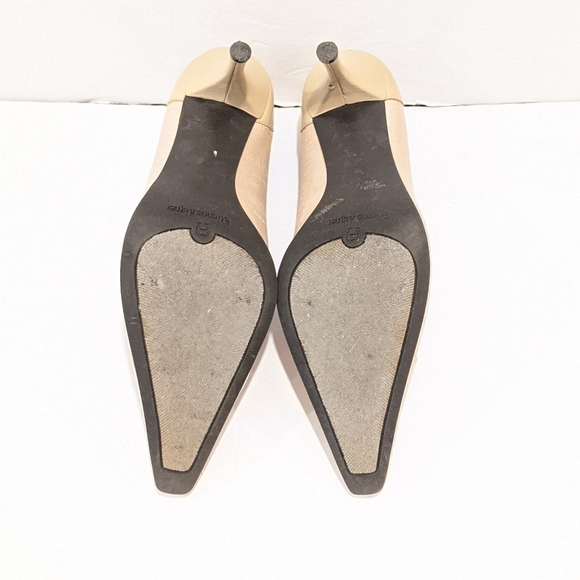 𝅺etienne Aigner cream pointy toe heels sz 7.5 - Picture 7 of 16
